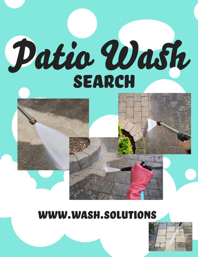 PATIO PRESSURE WASH SOLUTION ONLINE