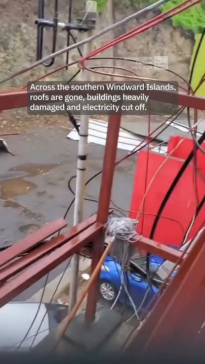 Powerful Hurricane Beryl Slams Windward Islands
