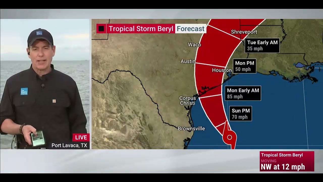 Tropical Storm Beryl Threatens Texas Coast – Live In Port Lavaca With Meteorologist Reynolds Wolf
