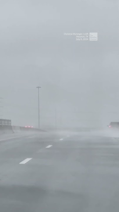 Beryl’s Wind, Rain, Debris Challenge Drivers